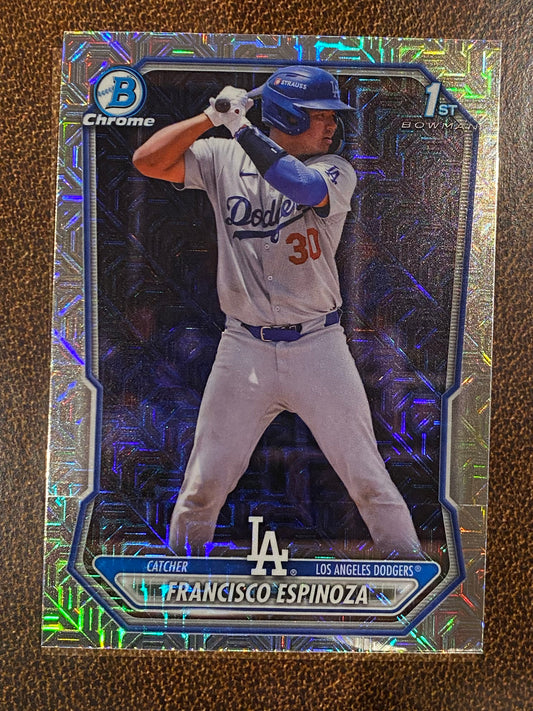 Francisco Espinoza - 2026 Bowman - 1st MOJO Refractor - Dodgers