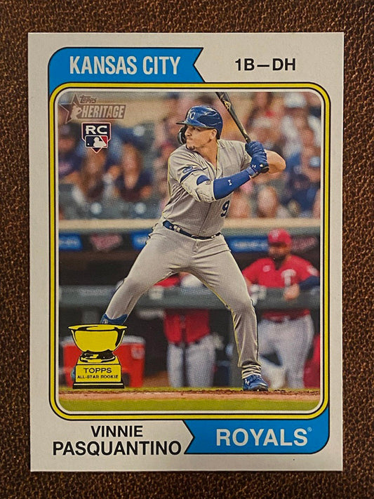 Vinnie Pasquantino - 2023 Topps Heritage - Base Card - Royals