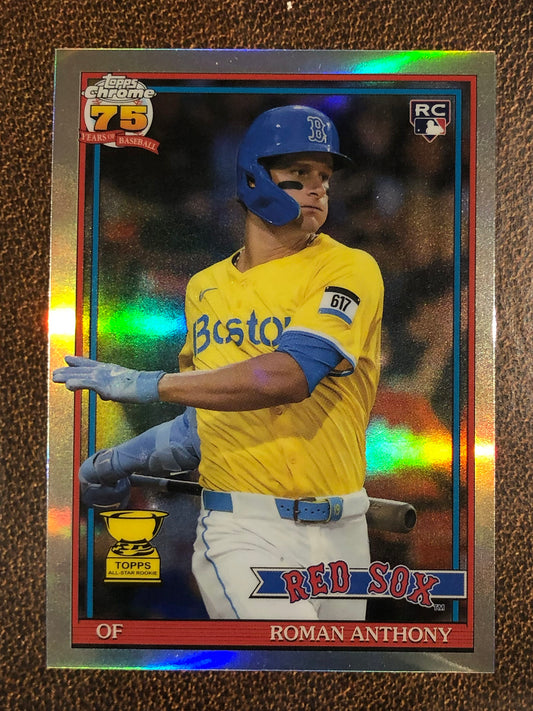 Roman Anthony - 2026 Topps Chrome - 1991 Insert - Red Sox