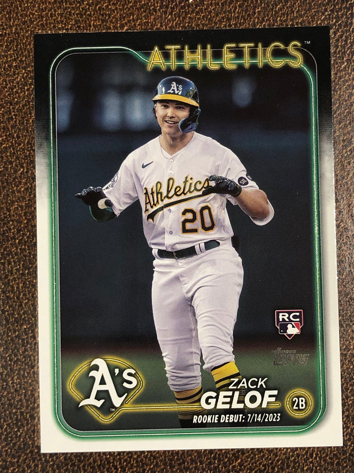 Zack Gelof - 2024 Topps Update - Rookie Debut Base - Athletics