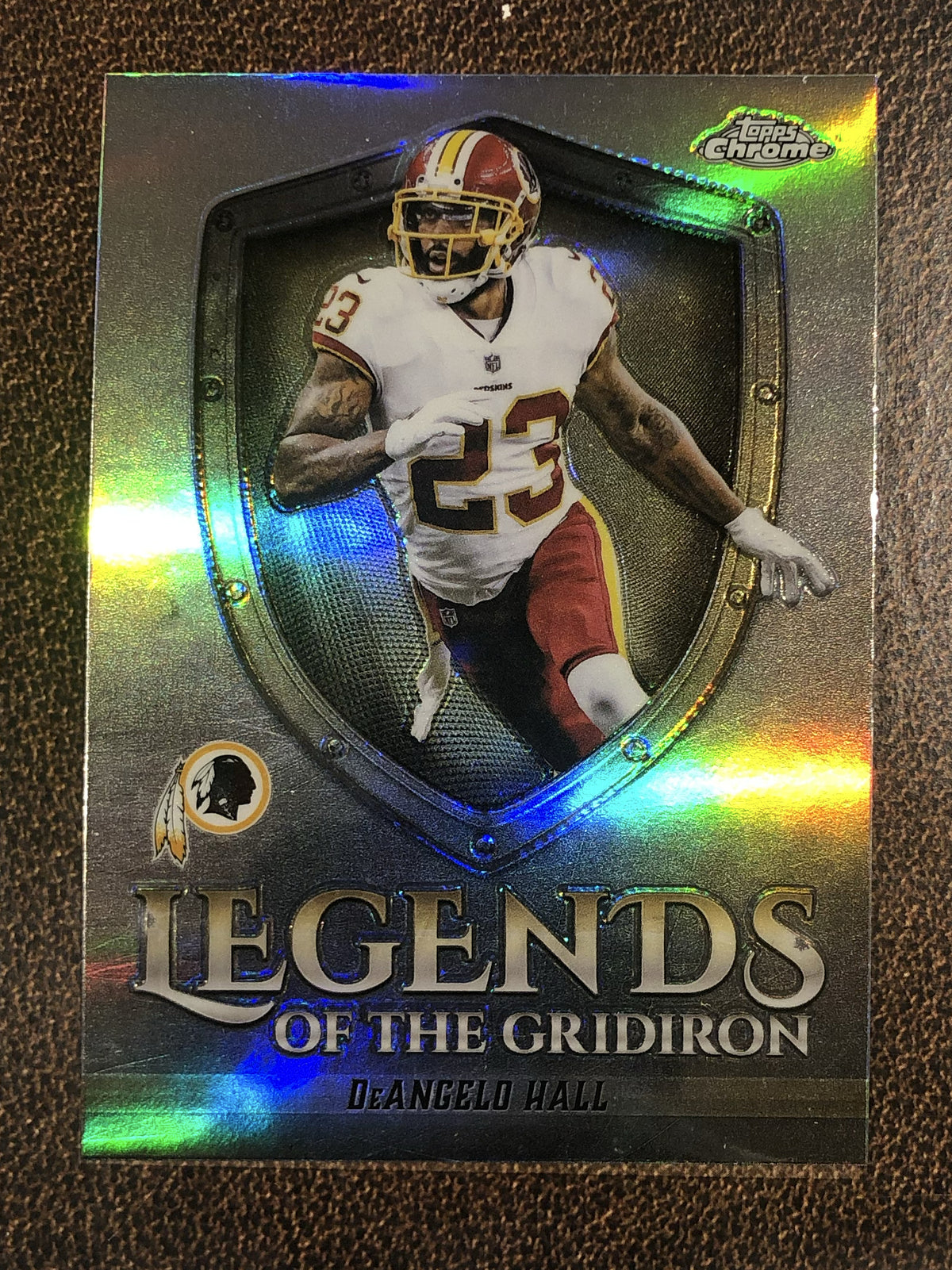DeAngelo Hall - 2025 Topps Chrome - Legends of the Gridiron Refractor - Commanders