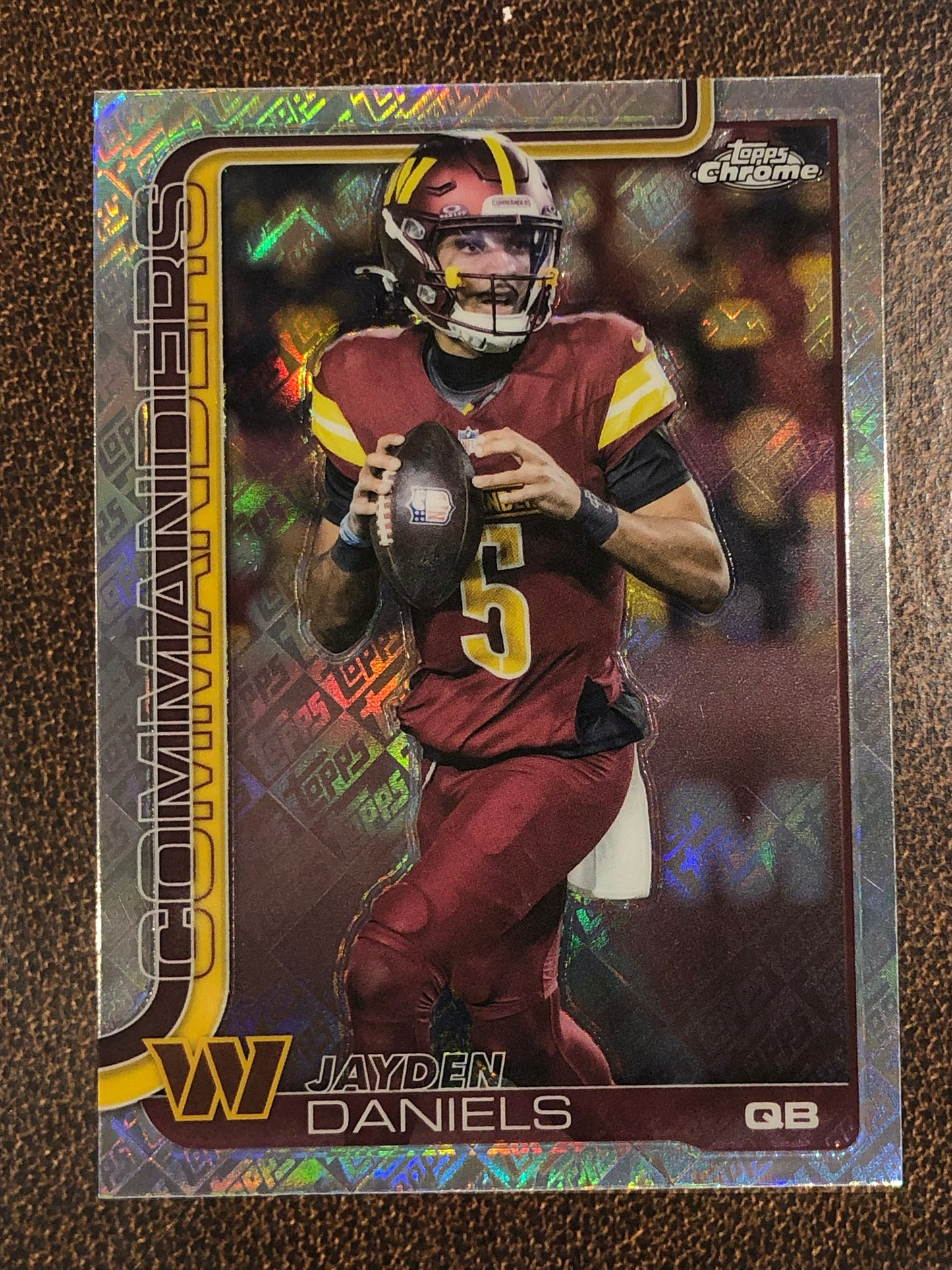 Jayden Daniels - 2025 Topps Chrome - Topps Foil - Commanders