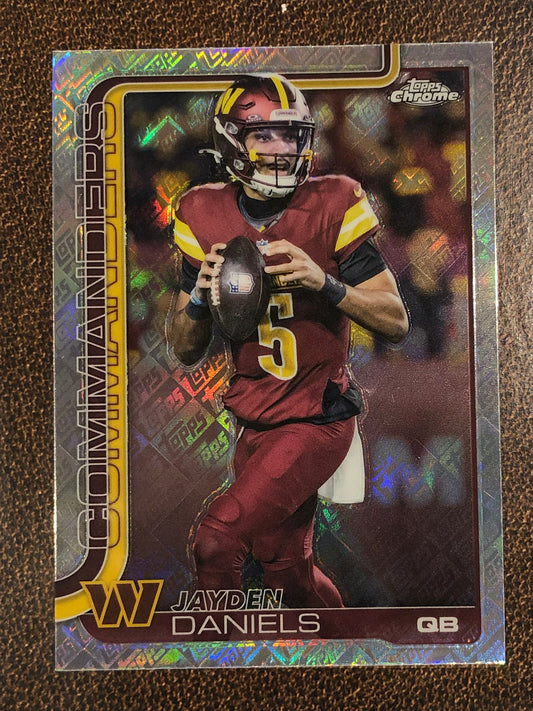 Jayden Daniels - 2025 Topps Chrome - Topps Foil - Commanders