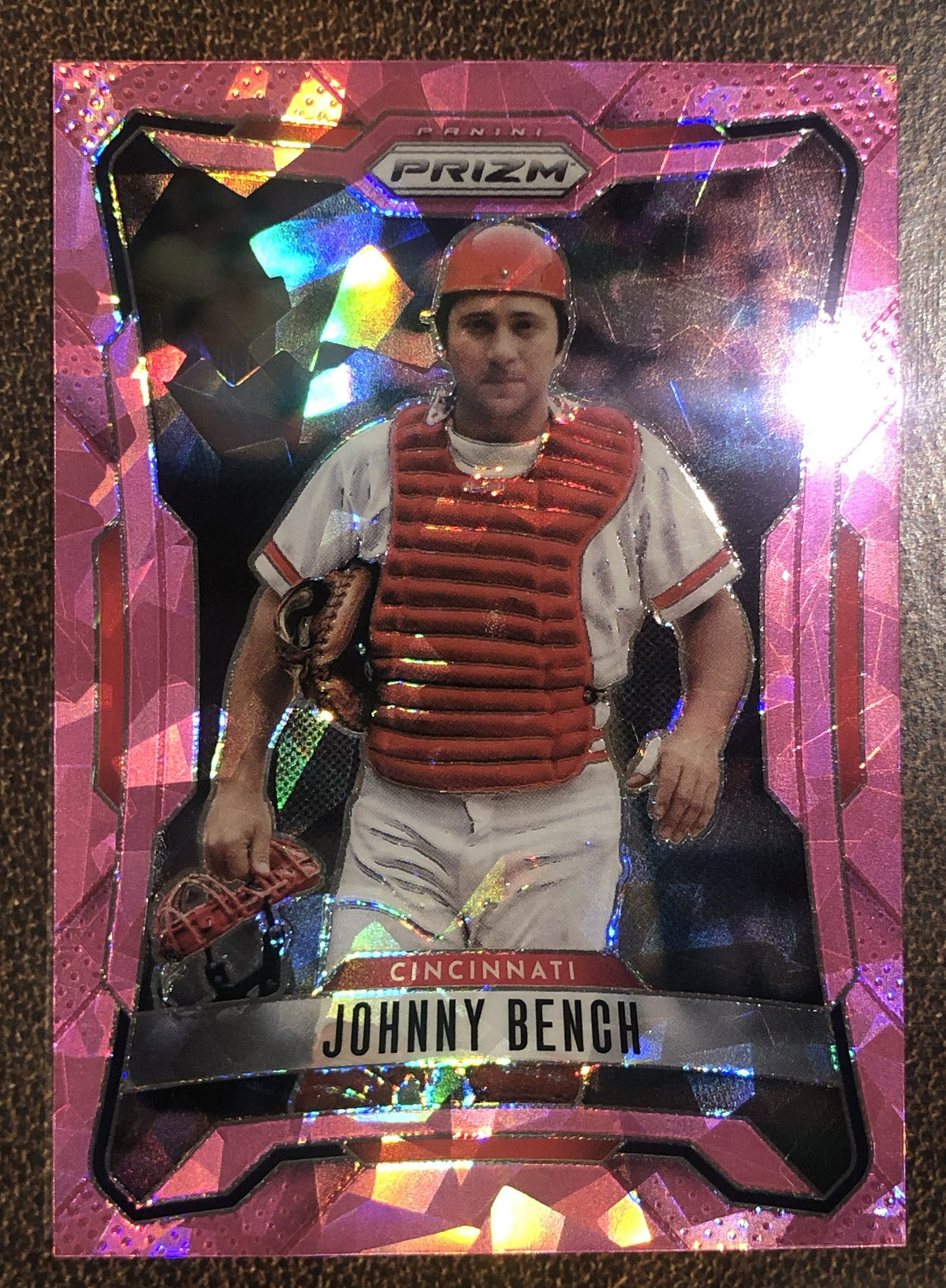 Johnny Bench - 2026 Panini Prizm - Pink Ice - Reds
