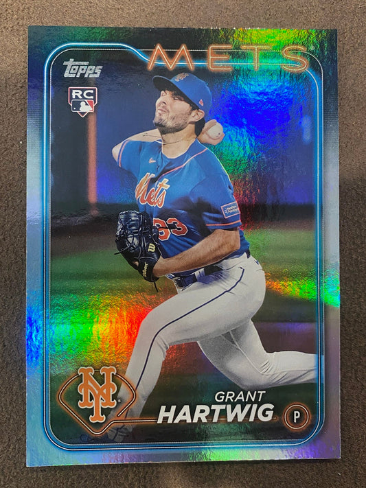 Grant Hatwig - 2024 Topps Series 1 - Rainbow Foil - Mets