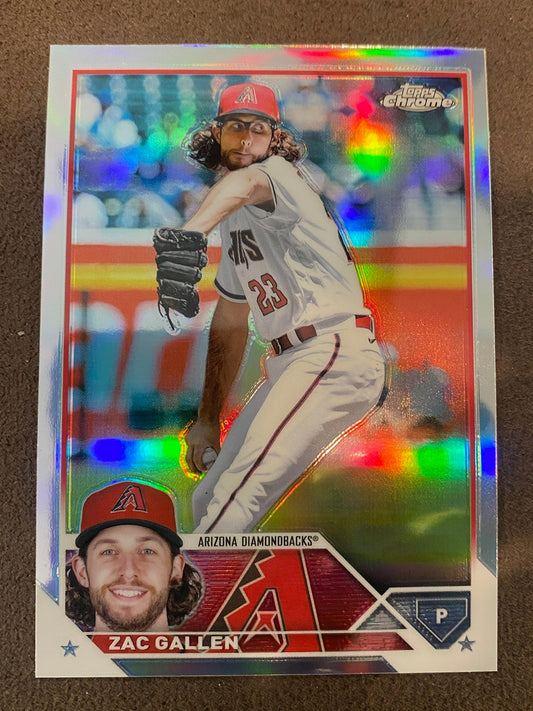 Zac Gallen - 2023 Topps Chrome - Refractors - Diamondbacks