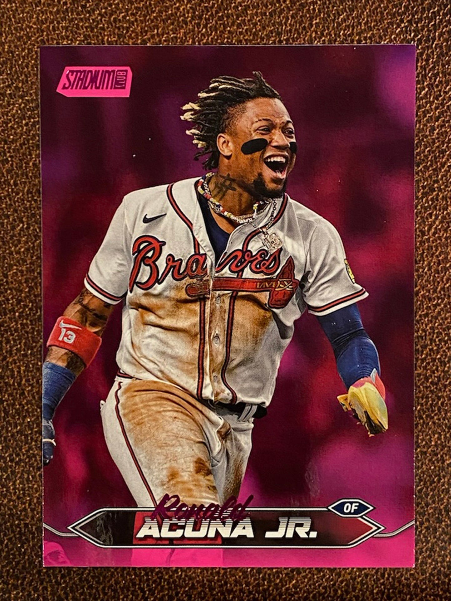 Ronald Acuna Jr. - 2024 Topps Stadium Club - Pink Foil - Braves