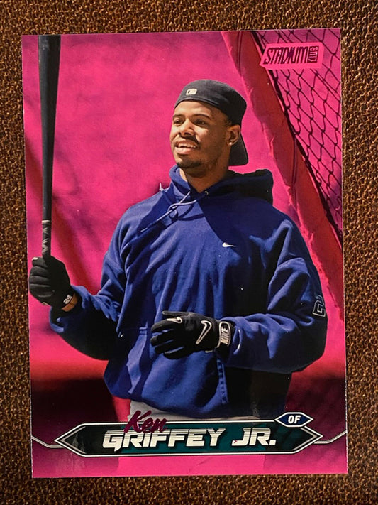 Ken Griffey Jr. - 2024 Topps Stadium Club - Pink Foil - Mariners