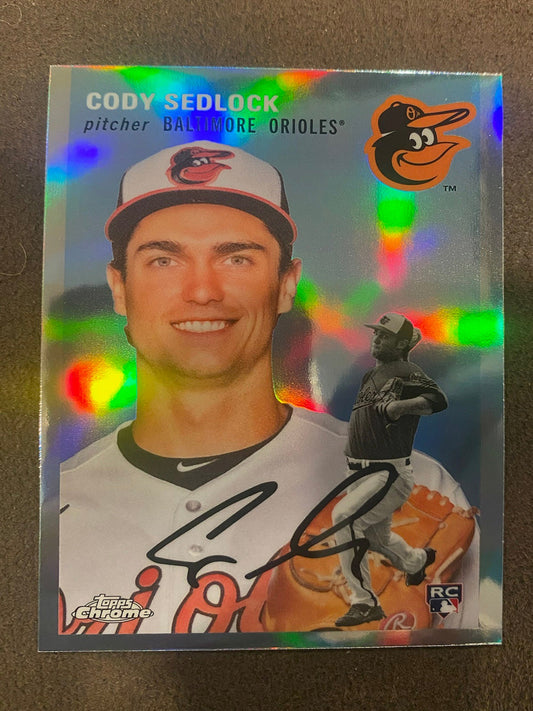 Cody Sedlock - 2023 Topps Chrome Platinum - Refractor - Orioles