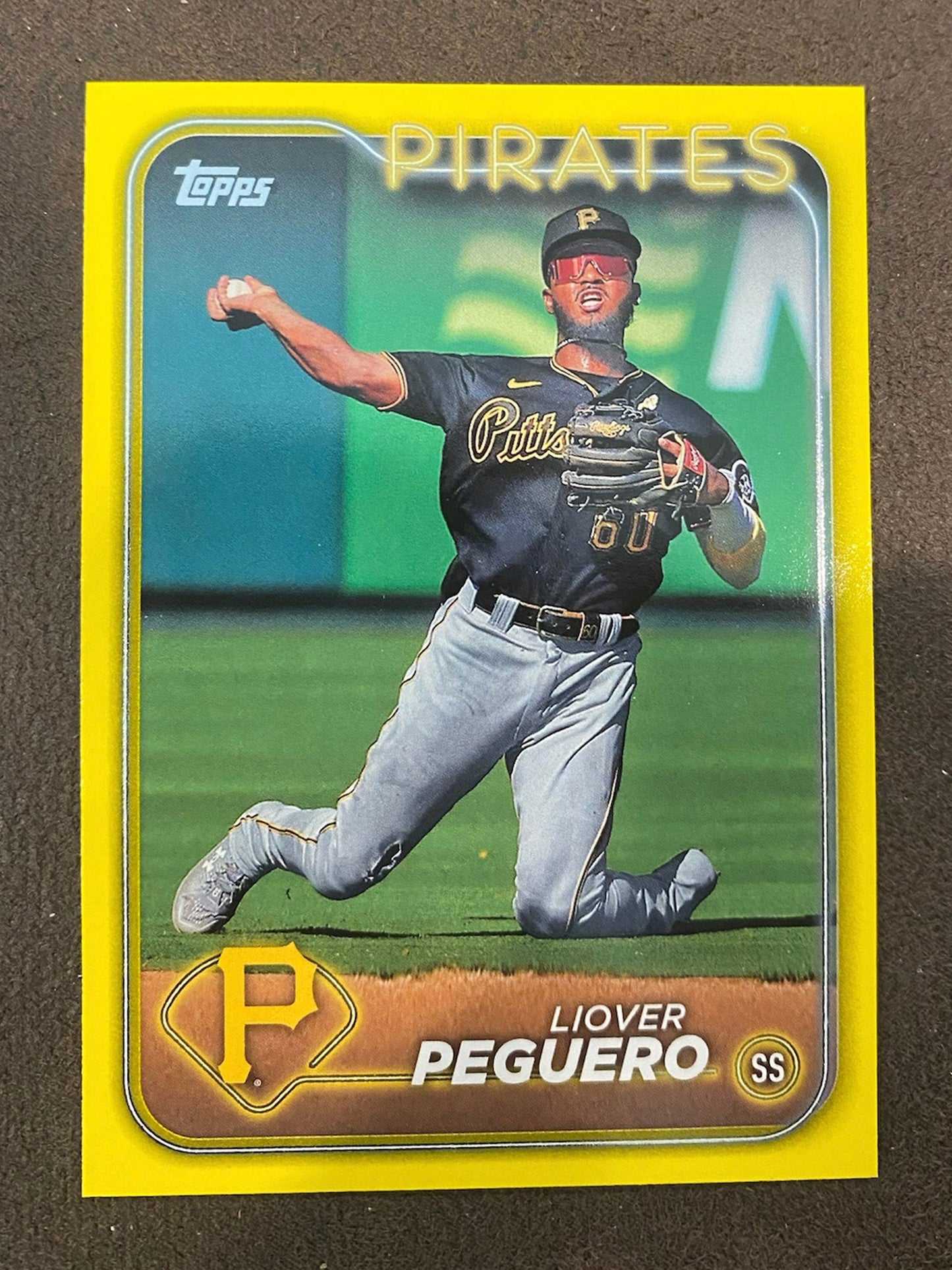 Liover Peguero - 2024 Topps Series 2 - Yellow Parallels - Pirates