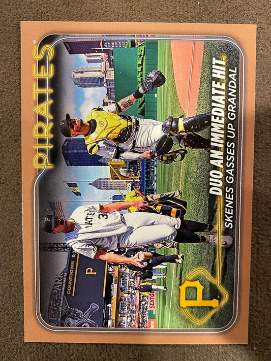 Paul Skenes / Yasmani Grandal - 2024 Topps Update - Gold /2024 - Pirates