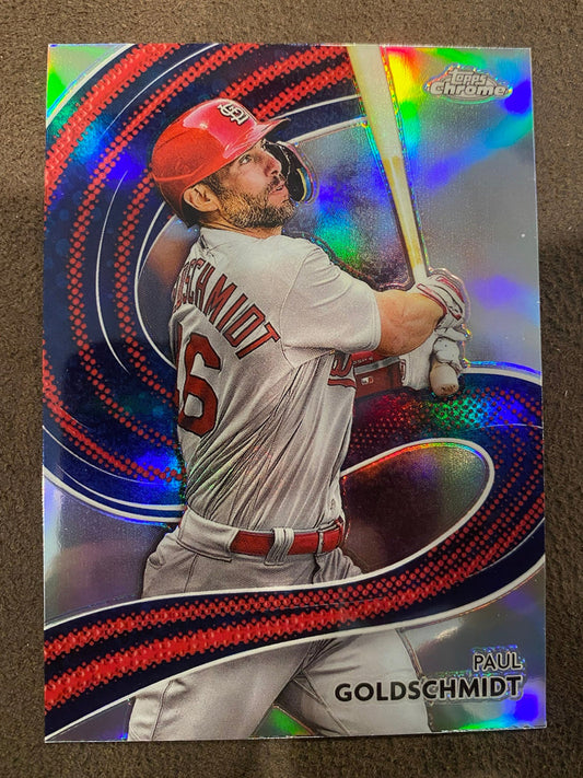 Paul Goldschmidt - 2024 Topps Chrome - Strokes - Cardinals