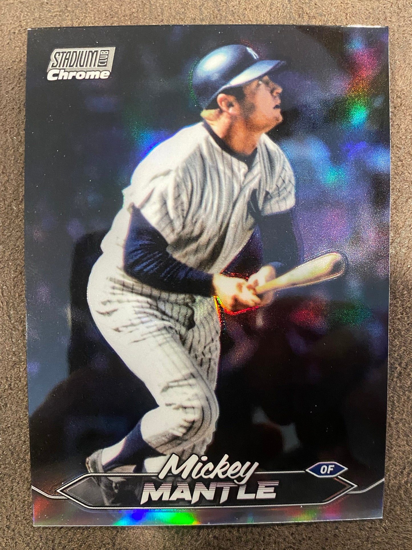 Mickey Mantle - 2024 Topps Stadium Club - Chrome Refractor - Yankees