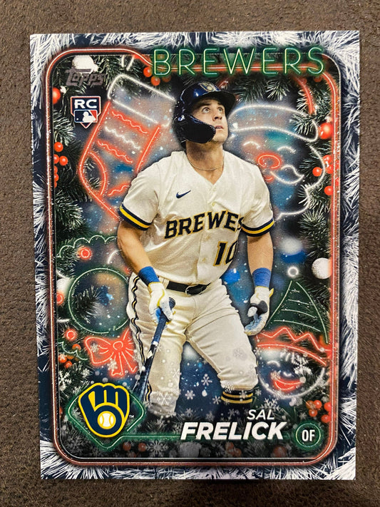Sal Frelick - 2024 Topps Holiday - Tree Parallels - Brewers