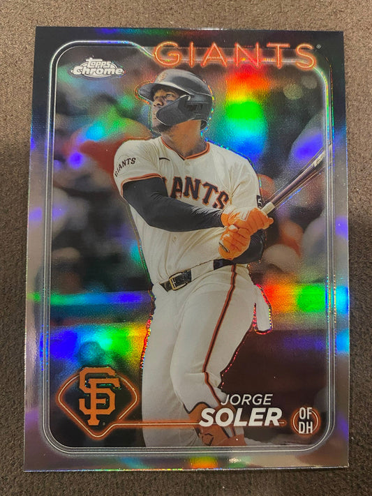 Jorge Soler - 2024 Topps Chrome - Refractor - Giants