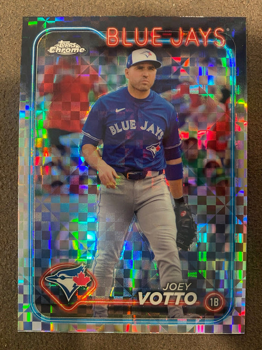 Joey Votto - 2024 Topps Chrome - XFractor - Blue Jays