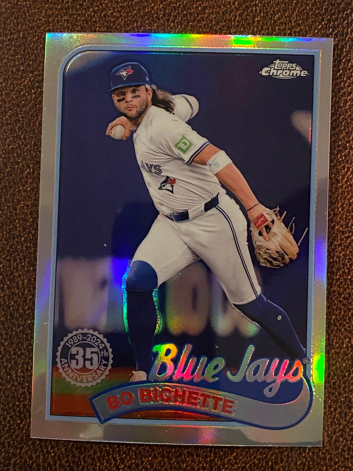 Bo Bichette - 2024 Topps Chrome Update - 1989 Refractor - Blue Jays