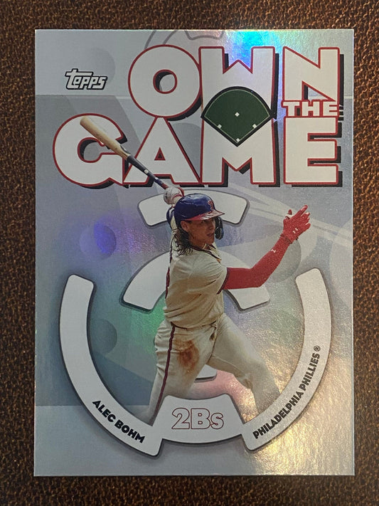 Alec Bohm - 2024 Topps Archives - Own the Game - Phillies