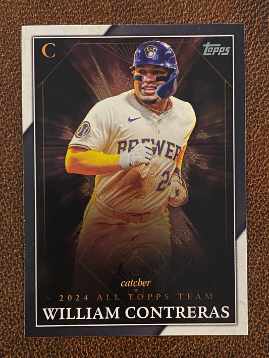 William Contreras - 2025 Topps Series 1 - 2024 All Topps Team - Brewers