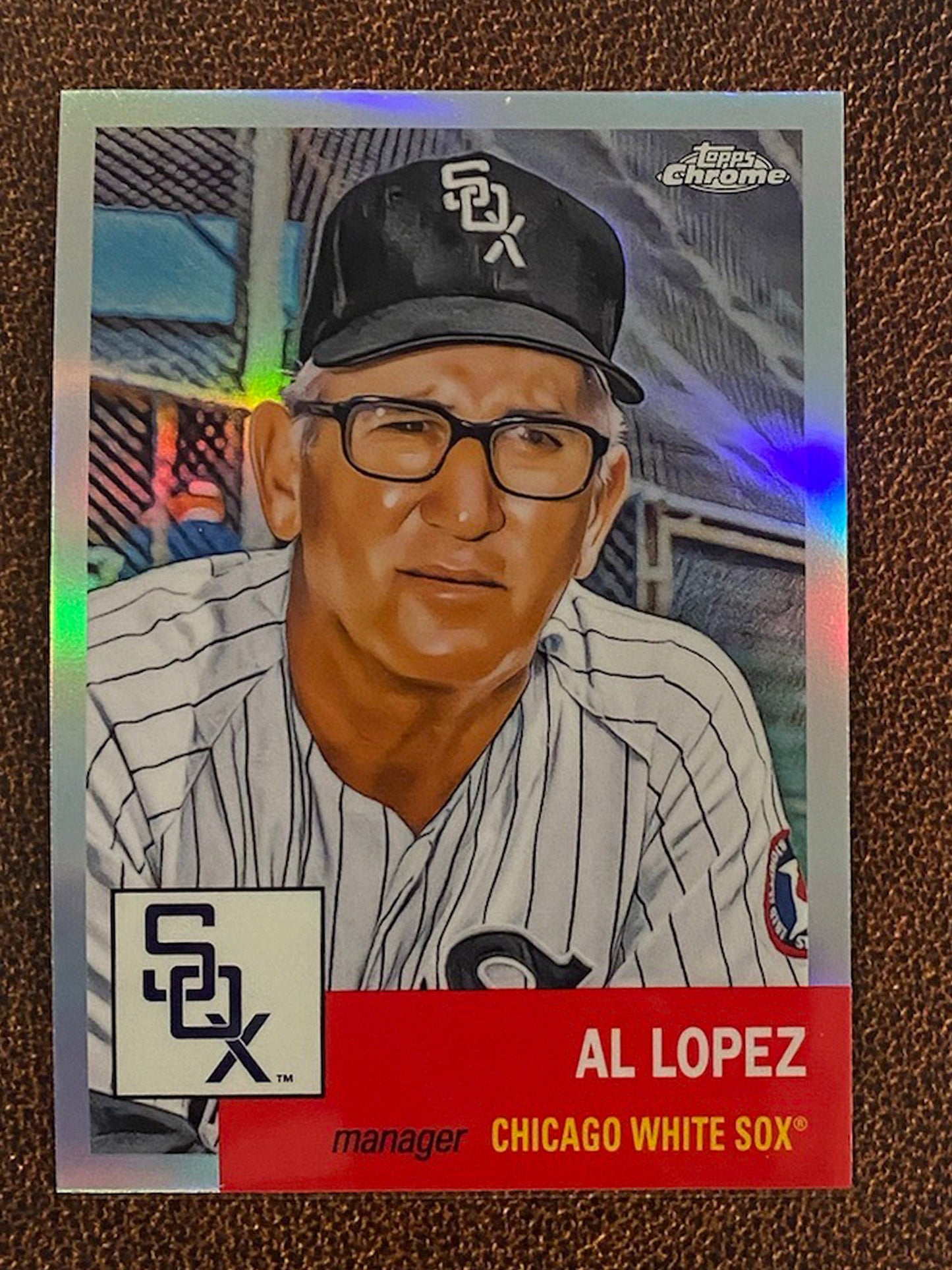 Al Lopez - 2022 Topps Chrome Platinum Anniversary - Refractor - White Sox