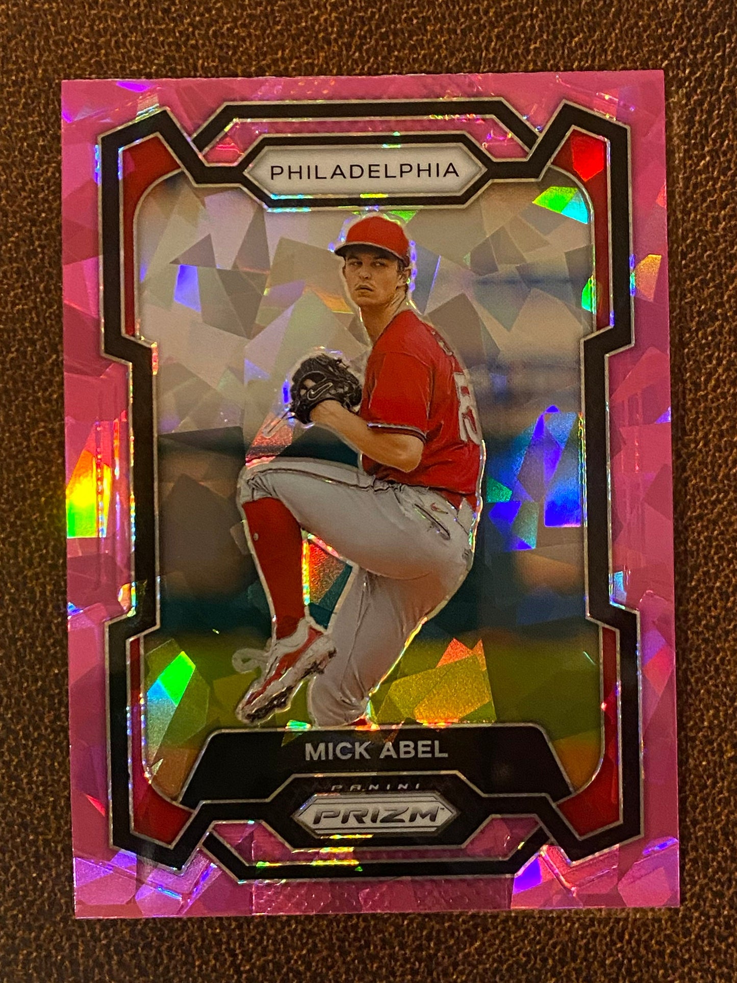 Mick Abel - 2024 Panini Prizm - Pink Ice Mega - Phillies
