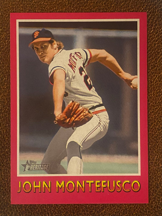 John Montefusco - 2024 Topps Heritage - 1975 Baseball Sensations - Giants