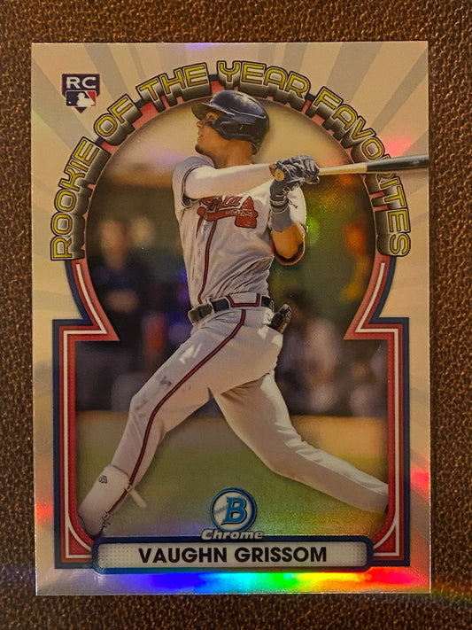 Vaughn Grissom - 2023 Bowman - Rookie of the Year Favorites - Braves