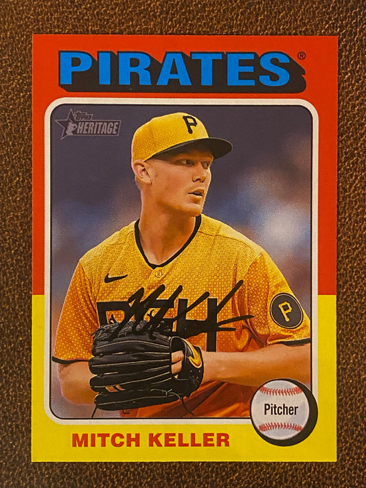 Mitch Keller - 2024 Topps Heritage - Low Number Short Prints - Pirates