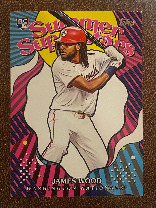 James Wood - 2025 Topps Series 2 - Summer Superstars - Nationals