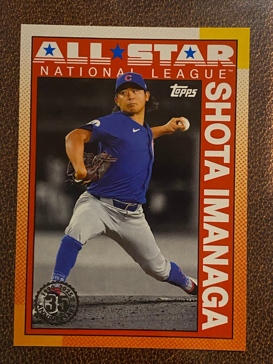 Shota Imanaga - 2025 Topps Series 2 - 1990 All Star Insert - Cubs