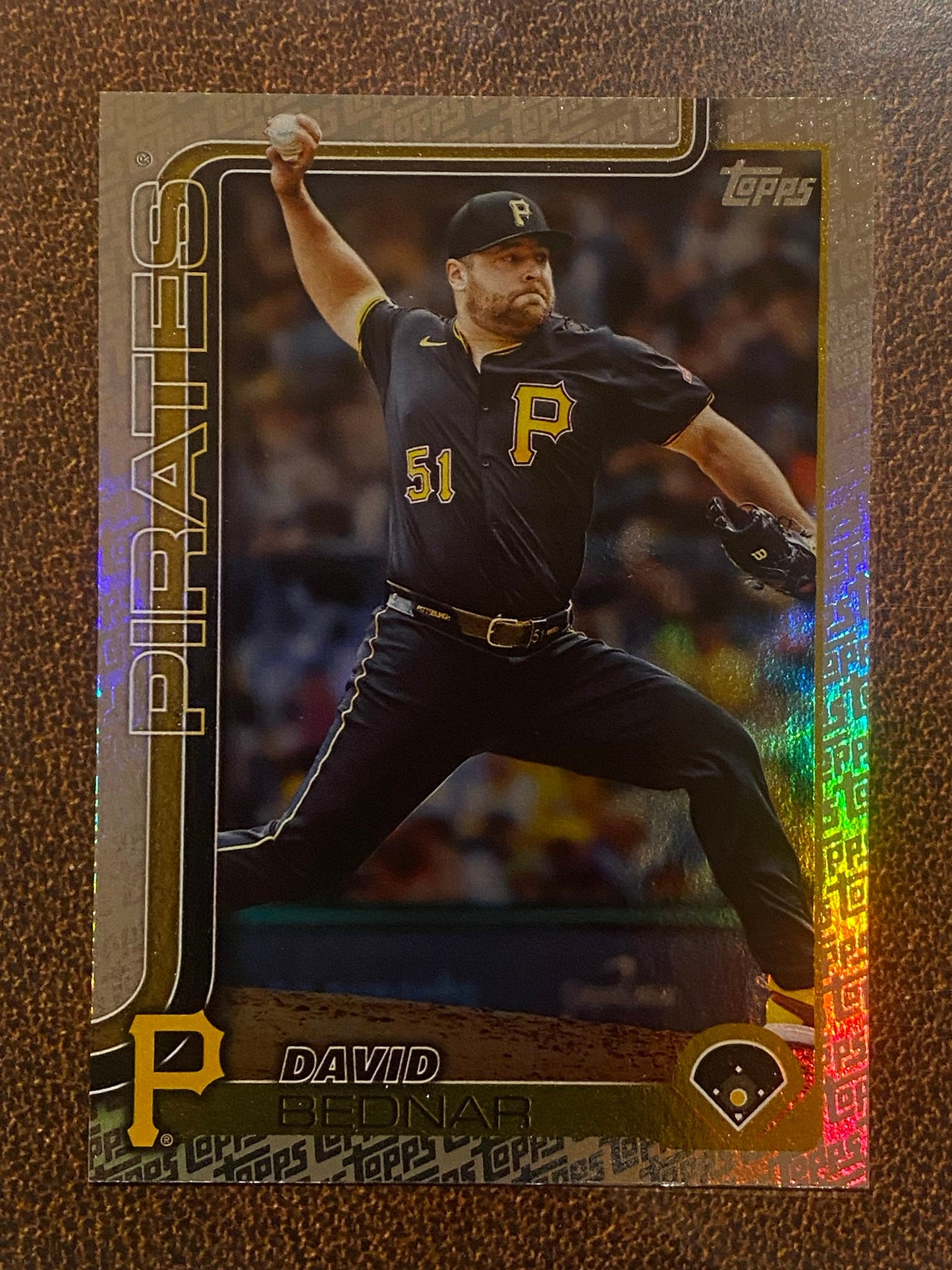 David Bednar - 2025 Topps Series 2 - Fanatics Exclusive Topps Foil Border - Pirates