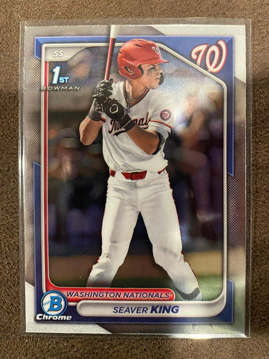 Seaver King - 2024 Bowman Draft - 1st Chrome - Nationals