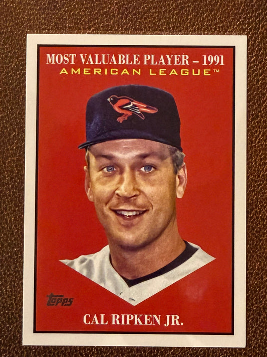 Cal Ripken Jr. - 2025 Topps Update - MVP Insert - Orioles
