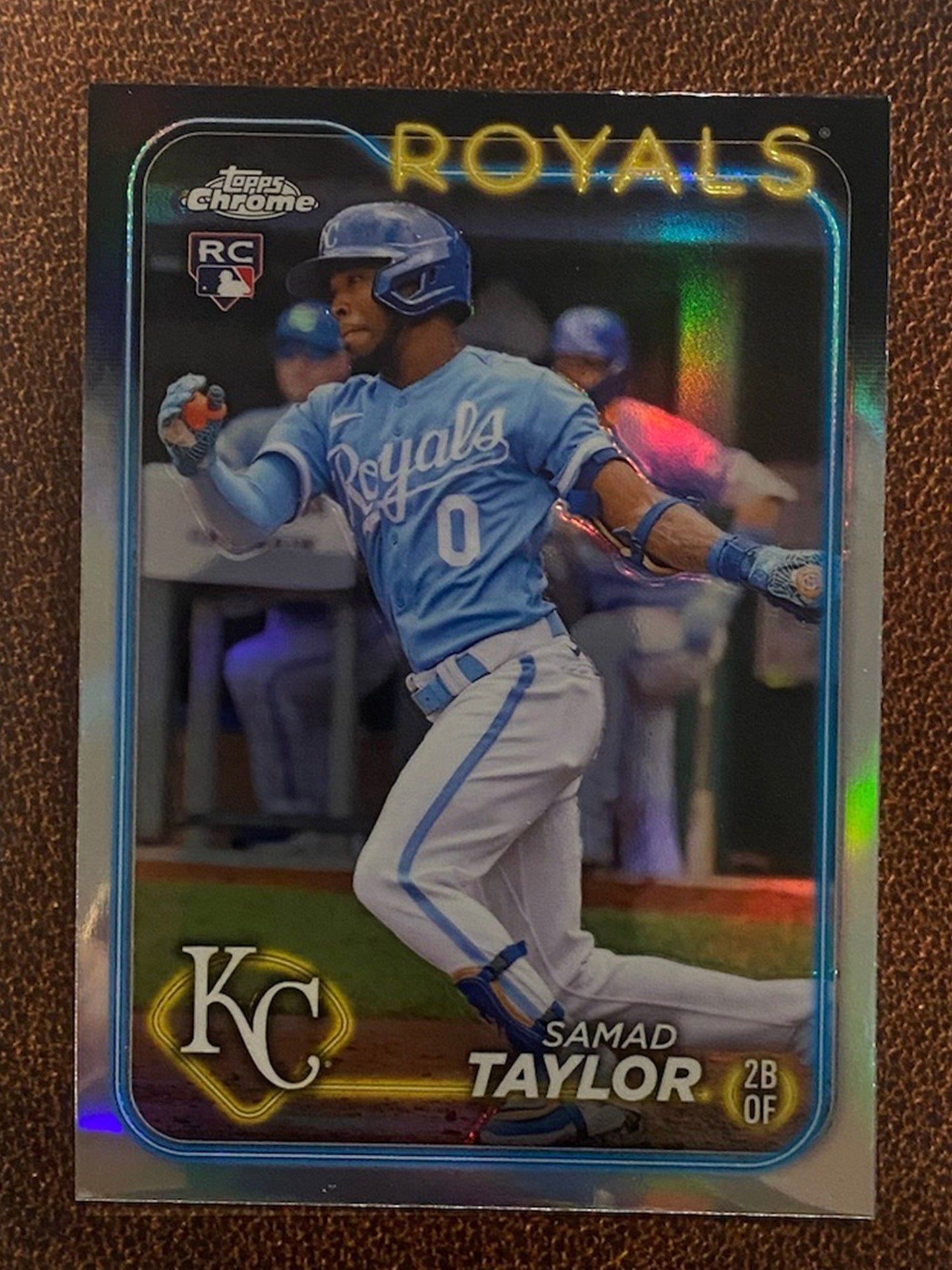 Samad Taylor - 2024 Topps Chrome - Refractor - Royals