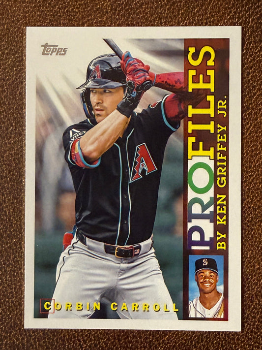 Corbin Carroll - 2026 Topps Series 1 - Profiles Insert - Diamondbacks