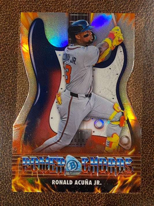 Ronald Acuna Jr. - 2026 Bowman - Power Chords Insert - Braves