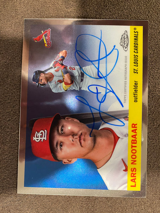 Lars Nootbaar - 2025 Topps Chrome Platinum - AUTO - Cardinals