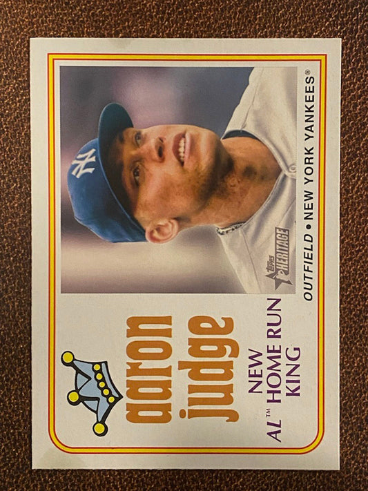 Aaron Judge - 2023 Topps Heritage - Homerun King - Yankees