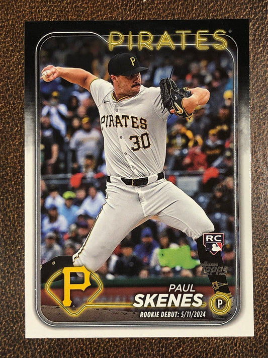 Paul Skenes - 2024 Topps Update - Rookie Debut Base - Pirates