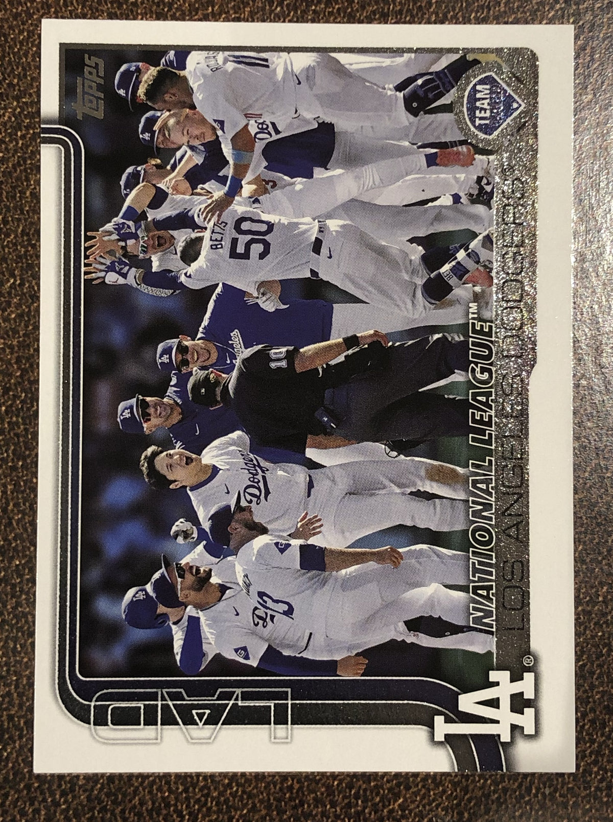 Team Card - 2025 Topps Series 1 - Base Card - Dodgers
