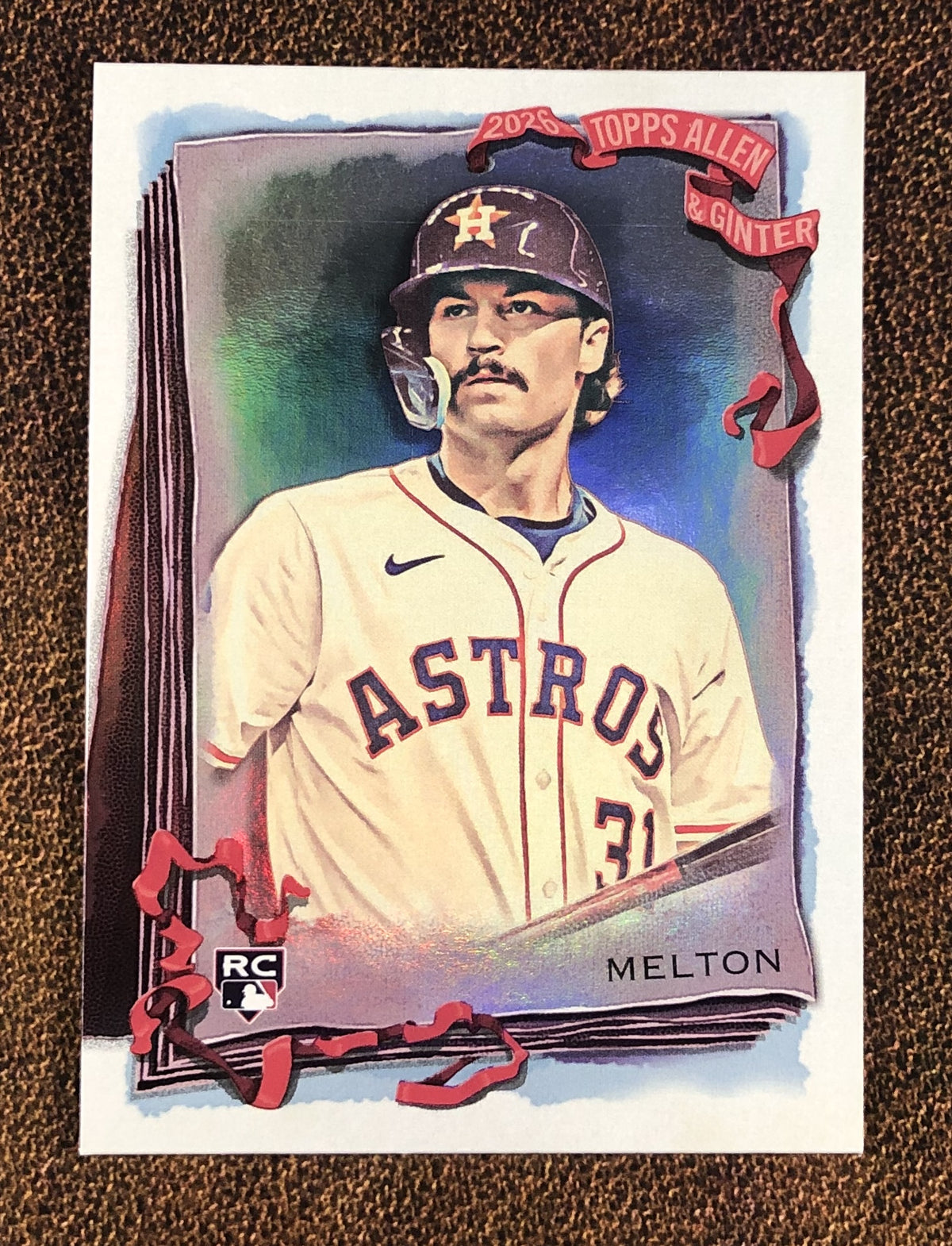 Jacob Melton - 2026 Topps Allen & Ginter - Silver Portrait Foil - Astros