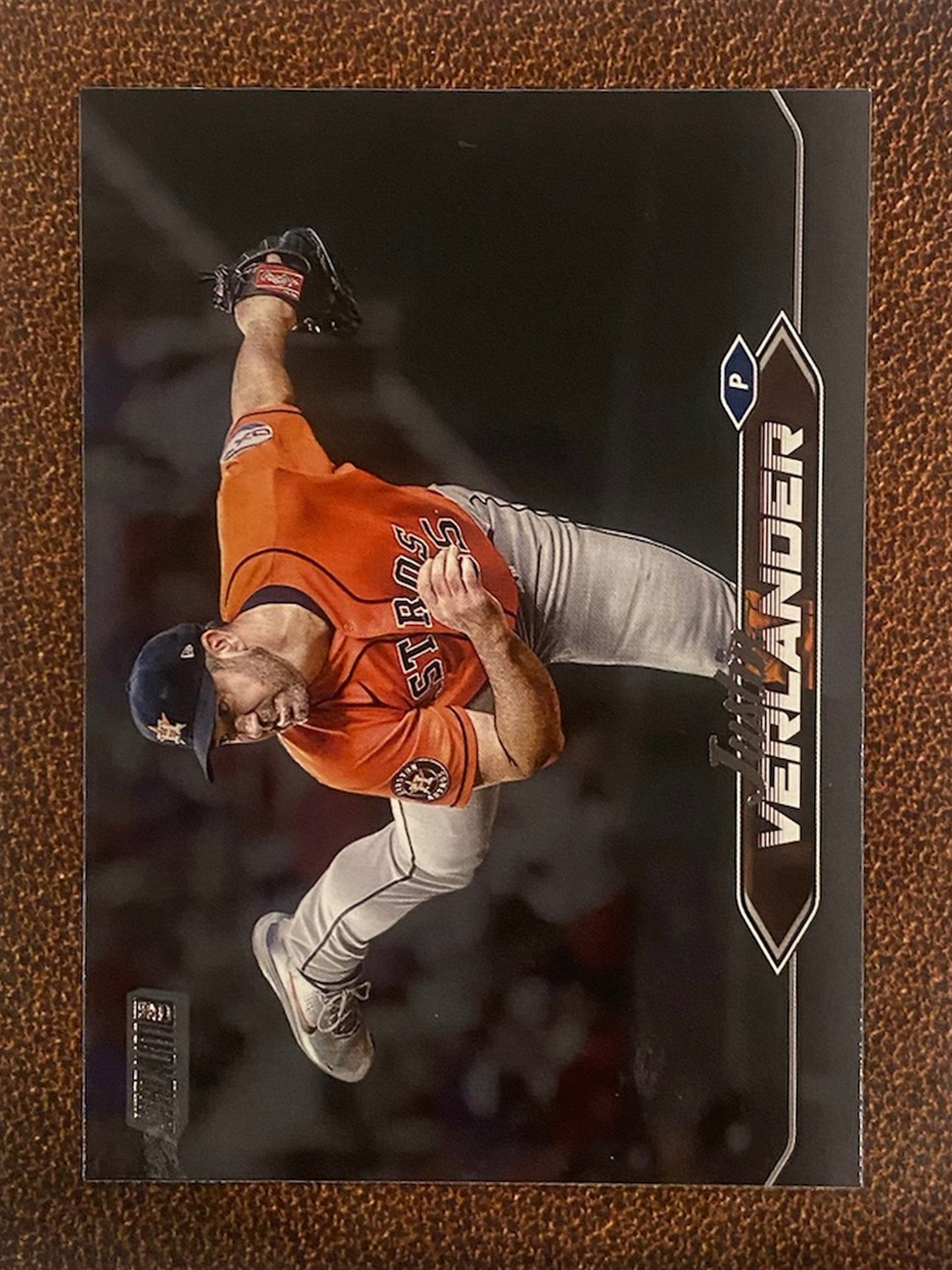 Justin Verlander - 2024 Topps Stadium Club - Black Foil - Astros