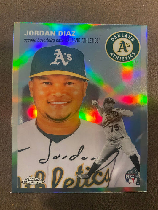 Jordan Diaz - 2023 Topps Chrome Platinum - Refractor - Athletics