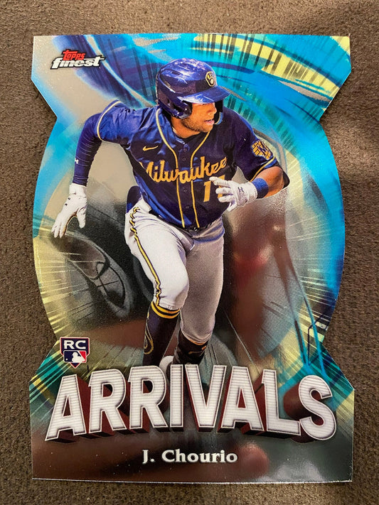 Jackson Chourio - 2024 Topps Finest - Arrivals Die Cut - Brewers