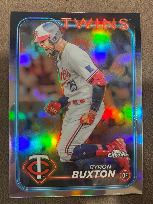 Byron Buxton - 2024 Topps Chrome - Refractor - Twins