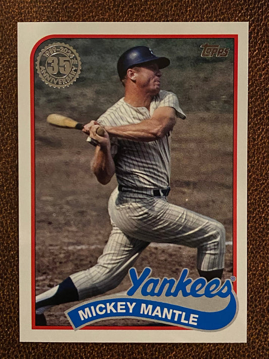 Mickey Mantle - 2024 Topps Series 2 - 1989 Insert - Yankees