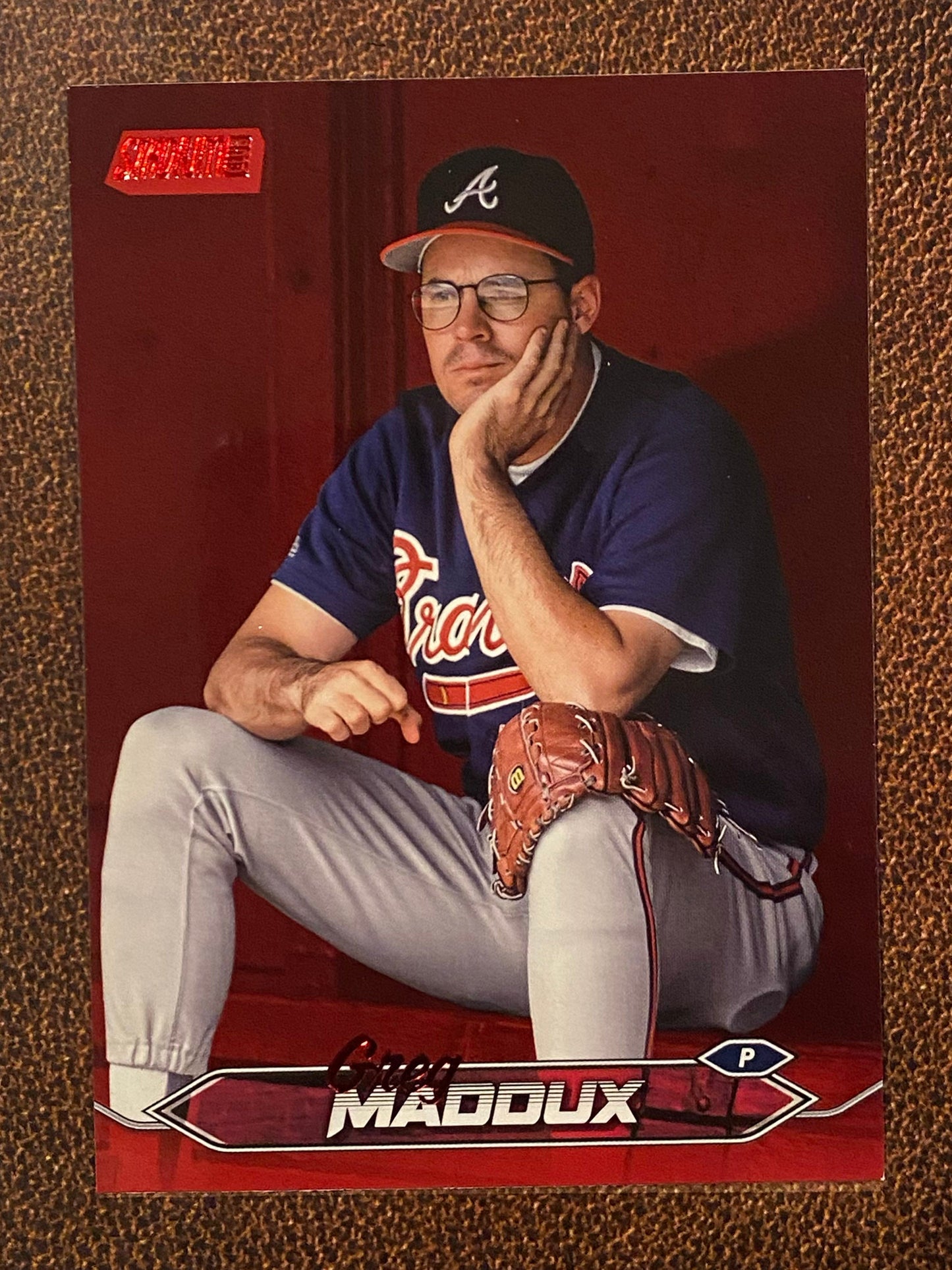 Greg Maddux - 2024 Topps Stadium Club - Red Foil - Braves