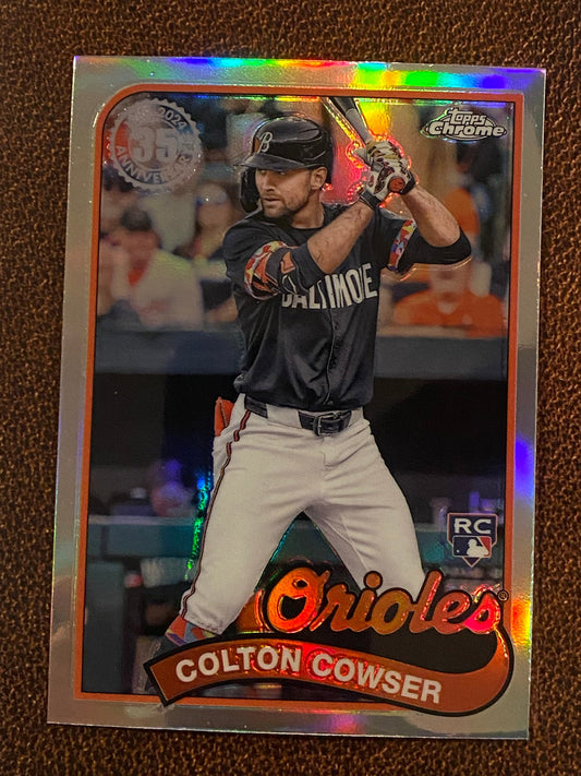 Colton Cowser - 2024 Topps Chrome Update - 1989 Refractor - Orioles
