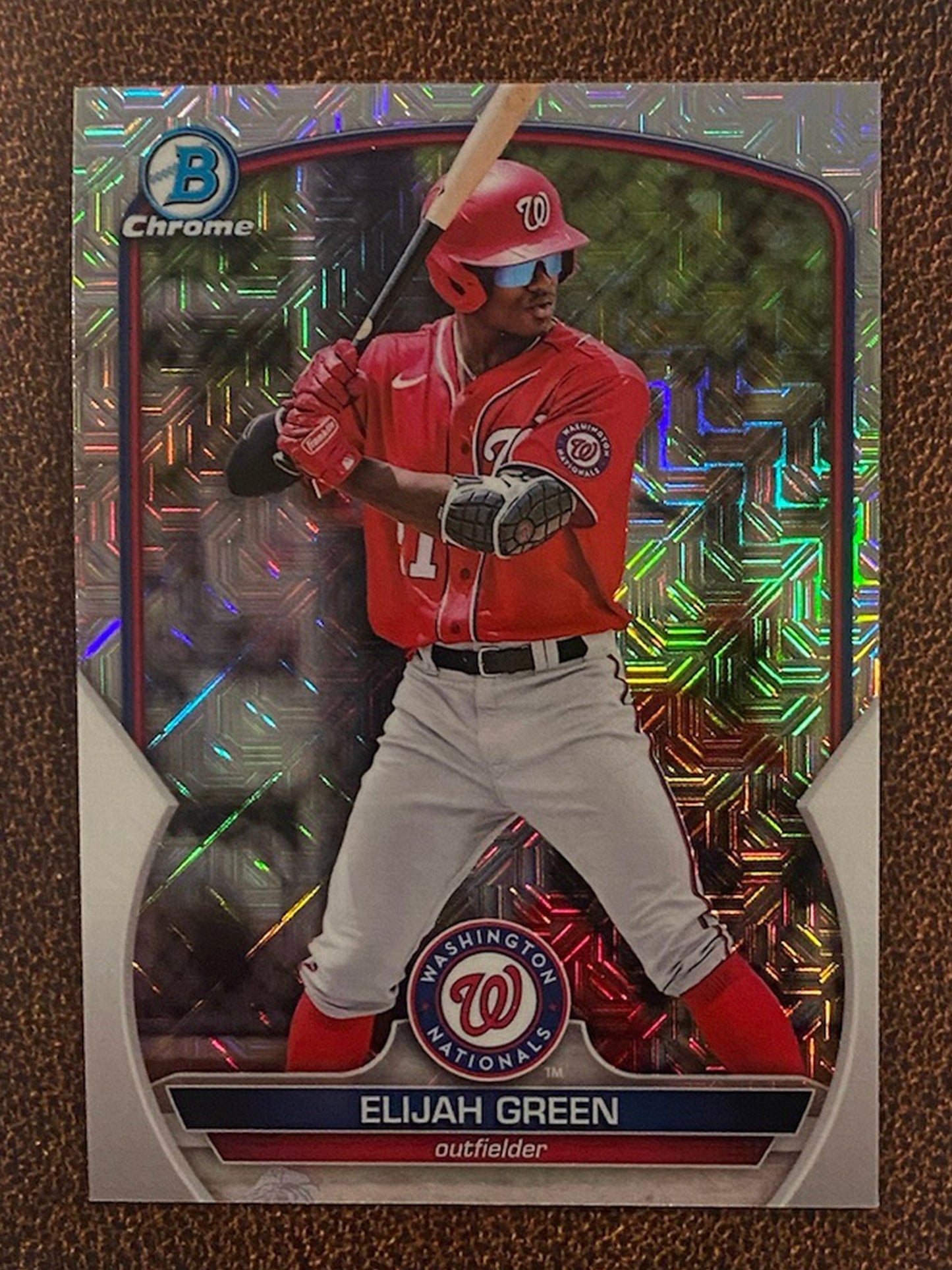 Elijah Green - 2023 Bowman - Mega Box Mojo Refractor - Nationals