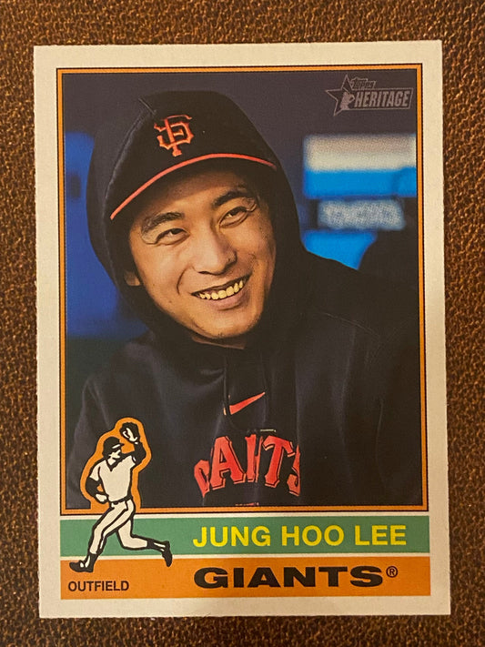 Jung Hoo Lee - 2025 Topps Heritage - Image Variation - Giants